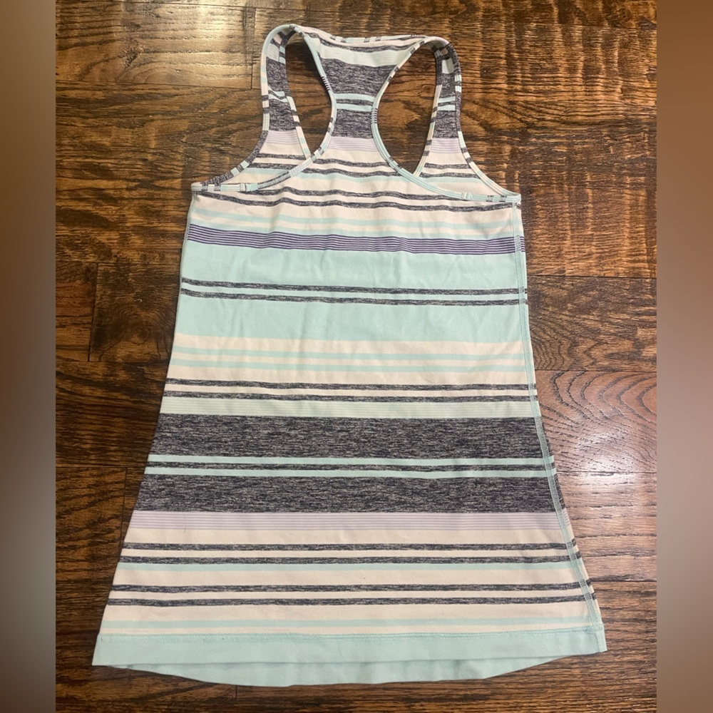 Lululemon Cool Racerback Striped Tank - Picture 4 of 4